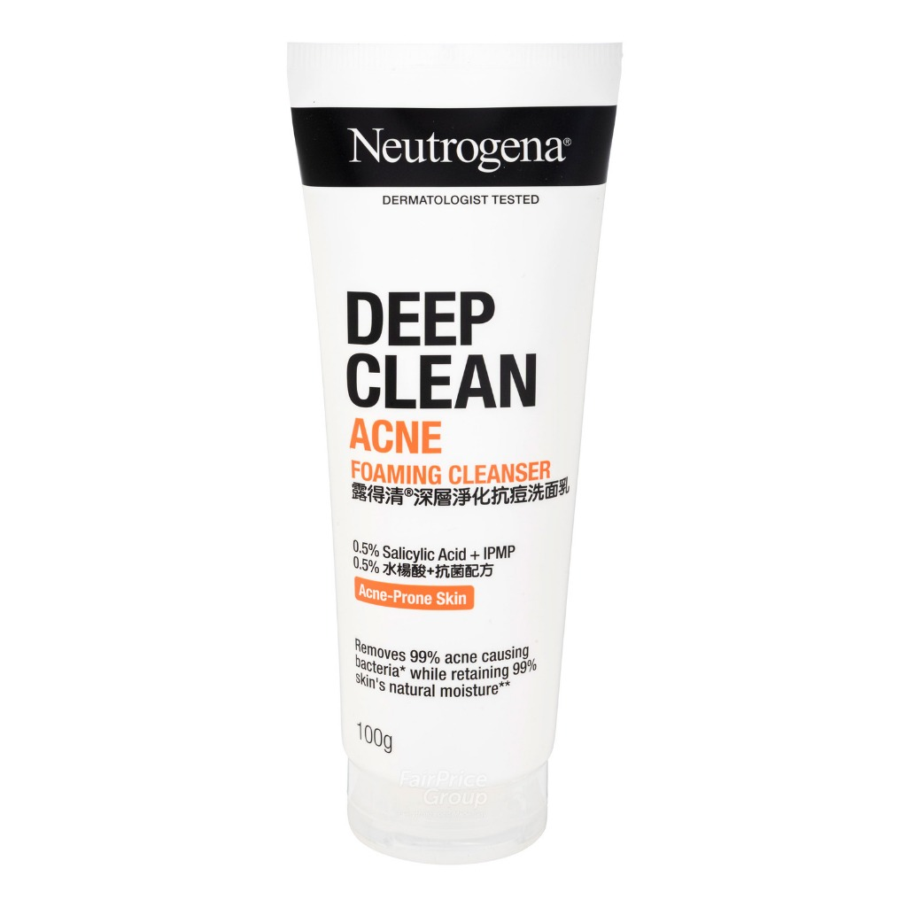 Neutrogena Deep Clean Foam Cleanser 100g - Acne Foam